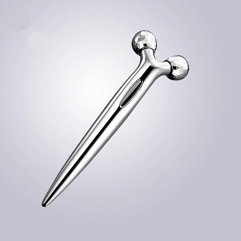 Mini Double-Roller Facial Massager