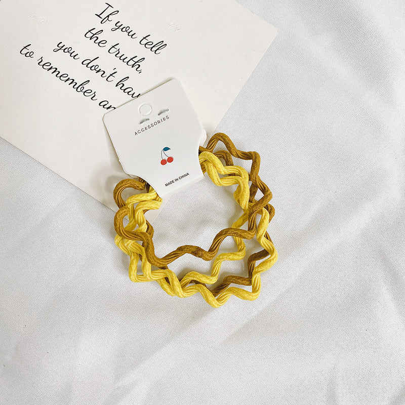 Candy Gradient Wave Hair Ties - Basic Hair Accessories