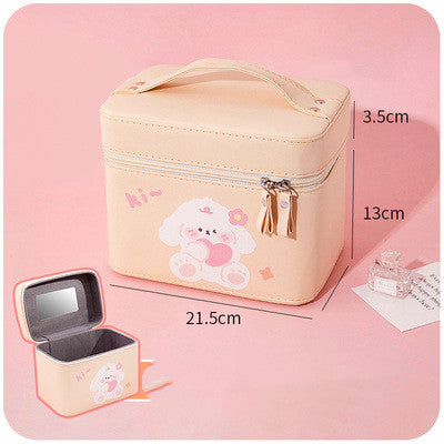 Embroidered Travel Makeup Case