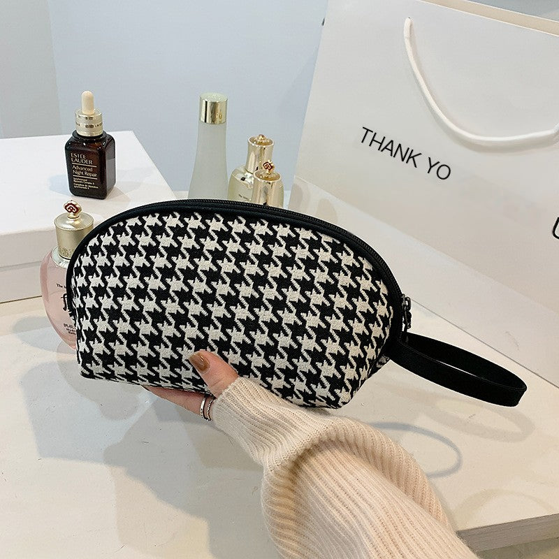 Houndstooth & Zebra Makeup Pouch