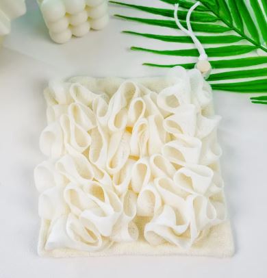 Mesh Bath Foaming Cloth — 17 × 17 cm