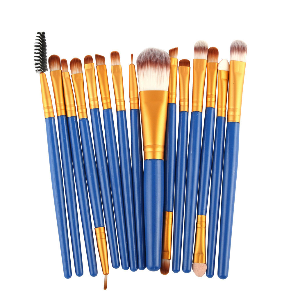 Makeup Brush Collection — 15 Pieces