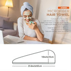 Hair Towel Wrap Set for Drying and Bathing (1 or 3 pcs)