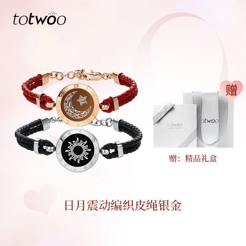 Totwooカップル用スマートブレスレット（フラッシュ＆振動機能付き）