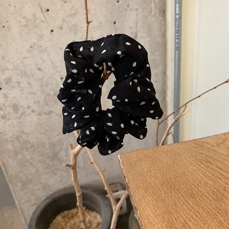Printed Hair Scrunchie