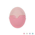 Pink lotion applicator with protective lid