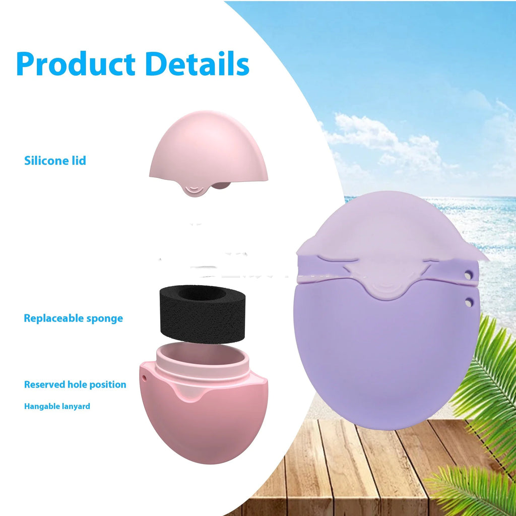 Lotion applicator components and removable sponge